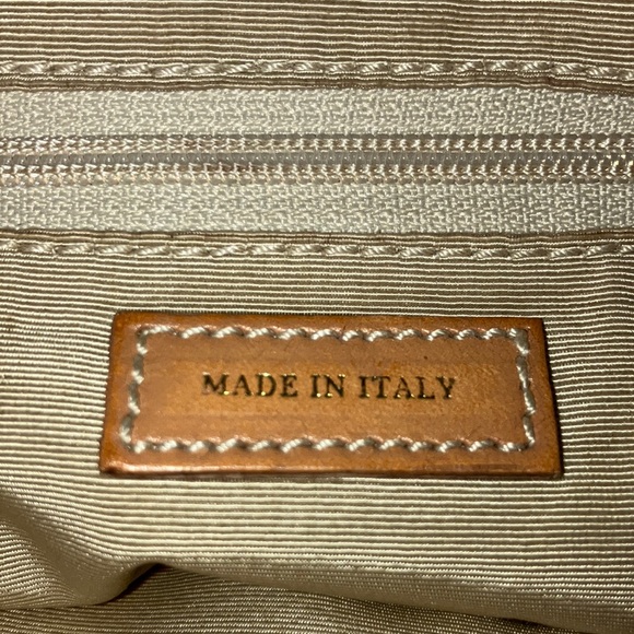 KATE SPADE Host Pick made in Italy vintage Sid Striped Uptown Park Canvas  Bag - Picture 5 of 10